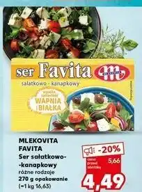 Kaufland Ser sałatkowo-kanapkowy 12 % Mlekovita Favita oferta
