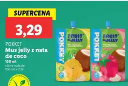 Lidl Mus Pokket jelly z nata de coco różne rodzaje oferta