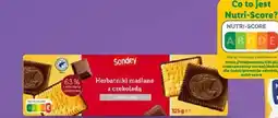 Lidl Herbatniki z czekoladą Sondey z czekoladą deserową oferta