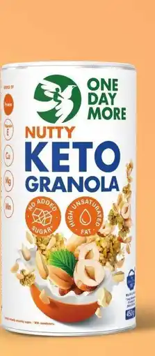Lidl Granola keto One Day More nutty oferta