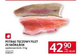 Selgros Pstrąg tęczowy filet ze skórą box oferta