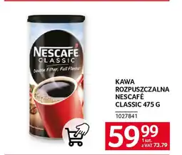 Selgros Kawa rozpuszczalna nescafé classic oferta