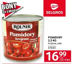 Selgros Pomidory oferta