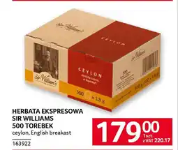 Selgros Herbata ekspresowa sir williams oferta