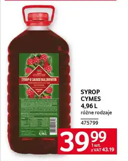 Selgros Syrop cymes oferta