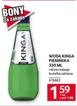 Selgros Woda kinga pienińska oferta