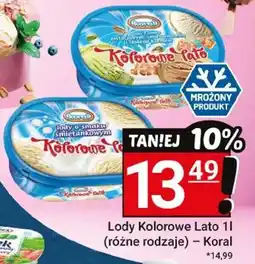 Hitpol Lody Kolorowe Lato - Koral oferta