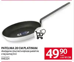Selgros Patelnia 20 cm platinum oferta