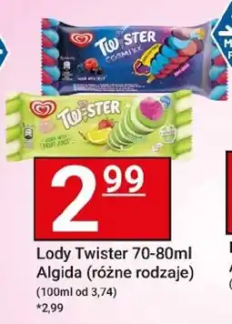 Hitpol Lody Twister Algida oferta