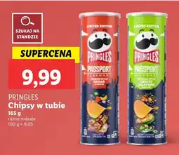 Lidl Chipsy Pringles w tubie różne rodzaje oferta
