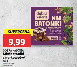 Lidl Batoniki DOBRA KALORIA Minibatoniki z nerkowców różne rodzaje oferta