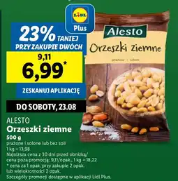 Lidl Orzeszki ziemne ALESTO oferta