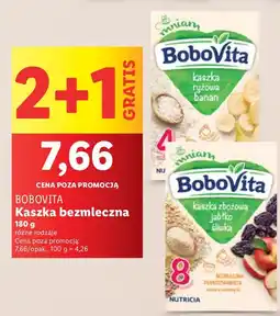 Lidl Kaszka Bobovita bezmleczna różne rodzaje oferta
