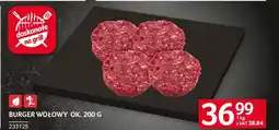 Selgros Burger wołowy oferta