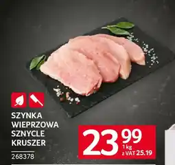 Selgros Szynka wieprzowa sznycle kruszer oferta