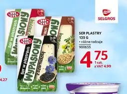 Selgros Ser plastry oferta