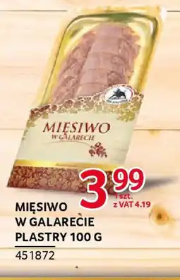 Selgros Mięsiwo w galarecie plastry oferta
