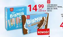 Selgros Lody big milk sandwich oferta