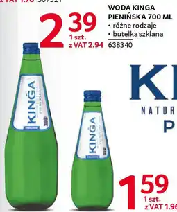 Selgros Woda kinga pienińska oferta