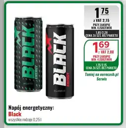 Eurocash Napój energetyczny: Black oferta