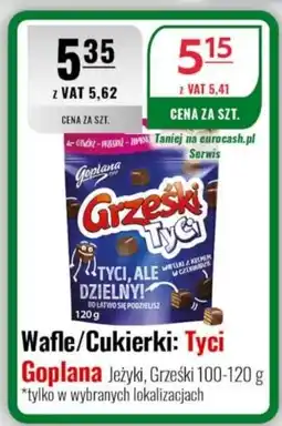 Eurocash Wafle/Cukierki: Tyci Goplana Jeżyki, Grześki oferta