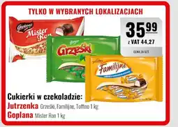 Eurocash Cukierki w czekoladzie: Jutrzenka / Goplana Mister Ron oferta