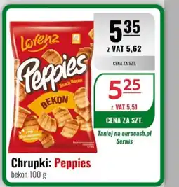 Eurocash Chrupki: Peppies bekon oferta