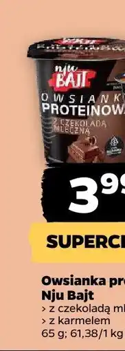 Netto Owsianka proteinowa Niu Bait z czekoladą mleczną oferta