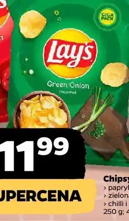 Netto Chipsy Lay's green onion oferta