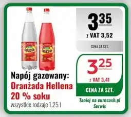 Eurocash Napój gazowany: Oranżada Hellena 20% soku oferta
