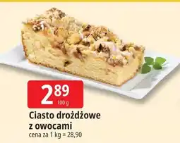 E.Leclerc Ciasto drożdżowe z owocami Leclerc oferta