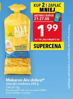 Lewiatan Makaron niteczki rosołowe Ale dobre! oferta