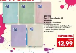 Kaufland Zeszyt a5 60 kartek kratka pastel Oxford oferta