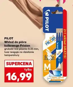 Kaufland Wkłady do pióra kulkowego frixion pilot niebieski Pilot Frixion oferta