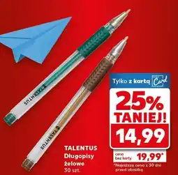 Kaufland Długopisy żelowe Talentus oferta