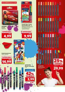 Kaufland Kredki dwustronne 24 kolory Moje Bambino oferta
