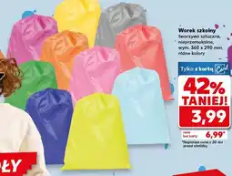 Kaufland Worek szkolny oferta