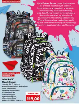Kaufland Plecak młodziewy spiner Coolpack oferta