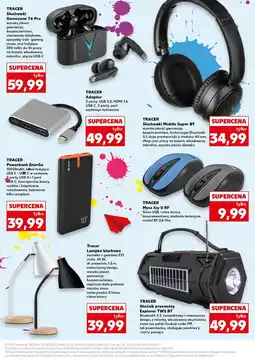 Kaufland Słuchawki mobile super bt czarne Tracer oferta
