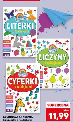 Kaufland Kolorowa akademia. cyferki z naklejkami oferta
