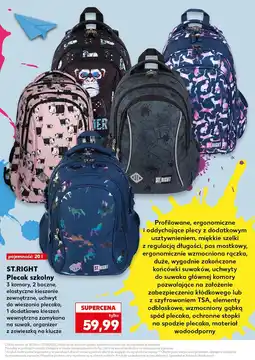 Kaufland Plecak szkolny 3-komorowy St. Right oferta