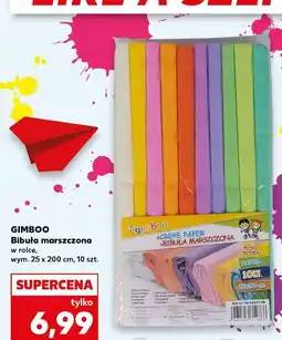 Kaufland Bibuła marszczona 25 x 200 cm Gimboo oferta