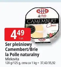 E.Leclerc Ser pleśniowy Camembert/Brie la Polle naturalny Mlekovita oferta