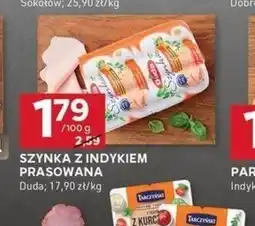 Stokrotka Optima Szynka z indykiem prasowana Duda oferta