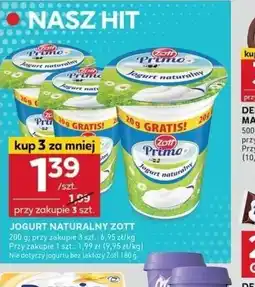 Stokrotka Optima Jogurt naturalny Zott Primo oferta