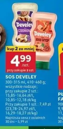 Stokrotka Optima Sos Develey oferta