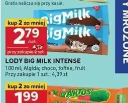 Stokrotka Optima Lody Big Milk Intense oferta
