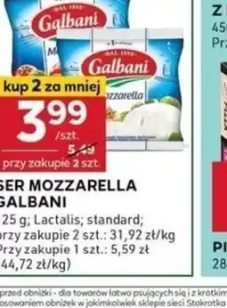 Stokrotka Optima Ser Mozzarella Galbani oferta
