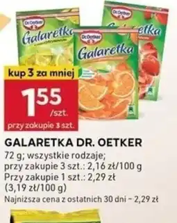 Stokrotka Optima Galaretka Dr. Oetker oferta
