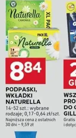 Stokrotka Optima Podpaski, wkładki Naturella oferta
